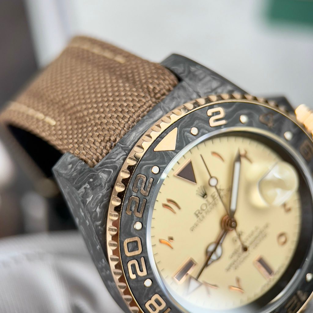 Rolex Gmt-Master II DIW Replica Watches Brown Strap 40mm (1)