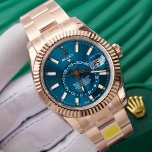 Rolex Sky-Dweller 336935 Replica Watches Best Quality Blue 42mm (4)