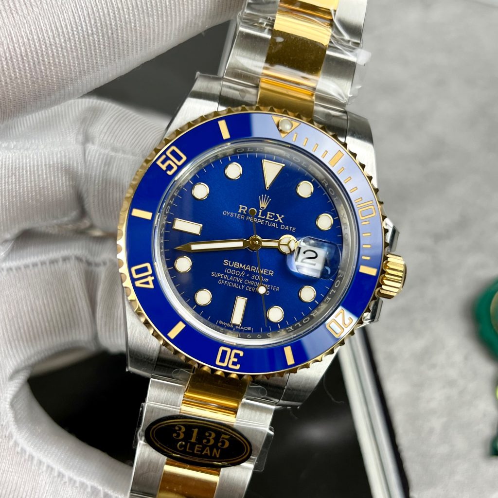 Rolex Submariner 116613LB Blue Dial Replica Watches Clean Factory 40mm (2)