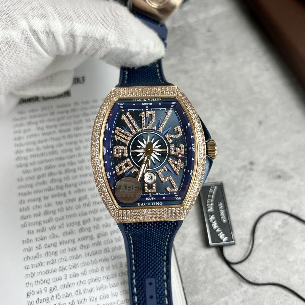 Franck Muller V45 SC DT Replica Watches ABF Factory Blue Color (1)