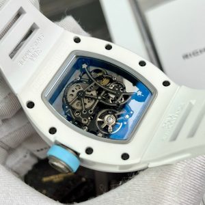 Richard Mille RM055 Bubba Watson Asia Ceramic White Replica Watches 45mm (2)