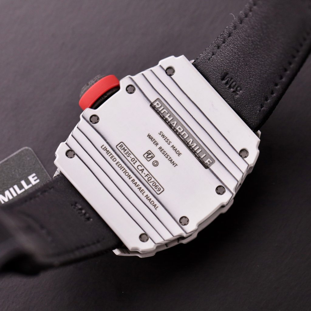 Richard Mille RM35-01 Rafael Nadal White Carbon Replica Watches BBR (1)