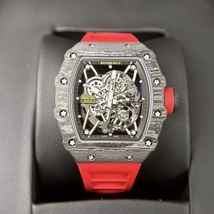 Richard Mille RM35-02 Replica Watches Best Quality Red Rubber 44mm (1)