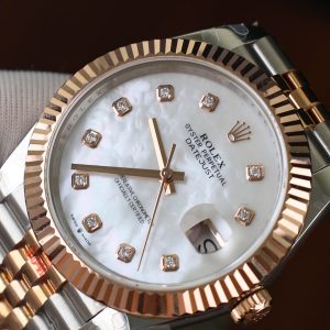 Rolex DateJust 126331 Mother Of Peal Dial Moissanite Gold Wrapped 41mm (3)