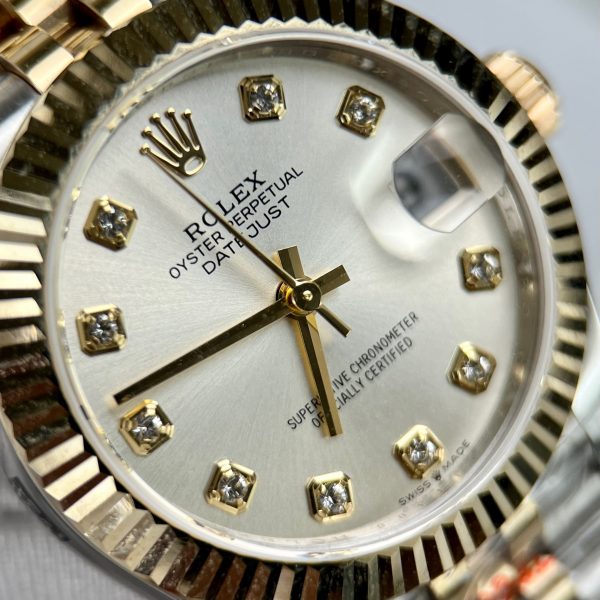 Rolex DateJust 18K Gold Wrapped Replica Watches GM Factory 31mm (6)