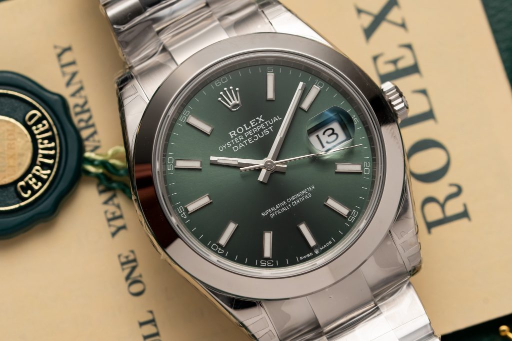 Rolex Datejust 126300 Replica Watches VS Factory Green Dial 41mm (1)