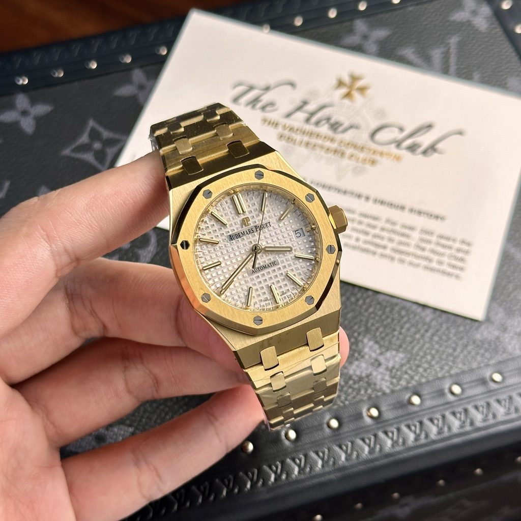 Audemars Piguet Oak 15450OR Replica Watches Best Quality IP Factory 37mm (3)