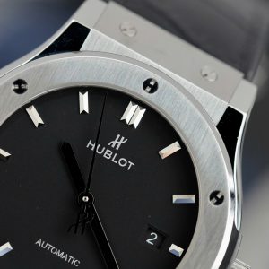 Hublot Classic Fusion Titanium Replica Watches Black Dial JJF 2024 (4)