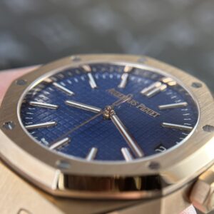 Audemars Piguet Royal Oak 15510OR Replica Watches Blue Color 41mm (9)