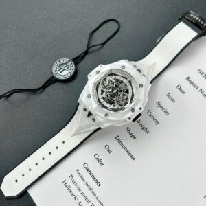 Hublot Big Bang Sang Bleu II White Ceramic Replica Watches Best (9)