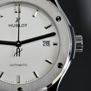 Hublot Classic Fusion Titanium Replica Watches White Dial JJF Factory 2024 42mm (4)