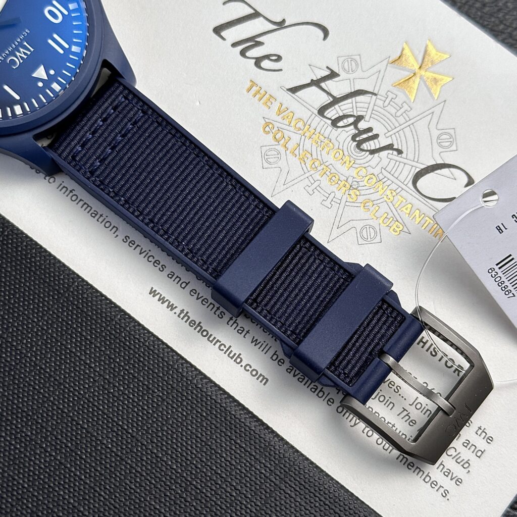 IWC Pilot’s Laureus Sport Blue Ceramic Replica Watches (1)