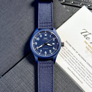 IWC Pilot’s Laureus Sport Blue Ceramic Replica Watches (1)