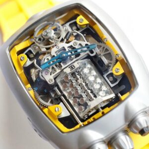 Jacob & Co Bugatti Chiron Replica Watches Yellow Color 44mm (1)