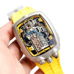 Jacob & Co Bugatti Chiron Replica Watches Yellow Color 44mm (1)
