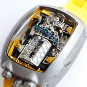 Jacob & Co Bugatti Chiron Replica Watches Yellow Color 44mm (1)