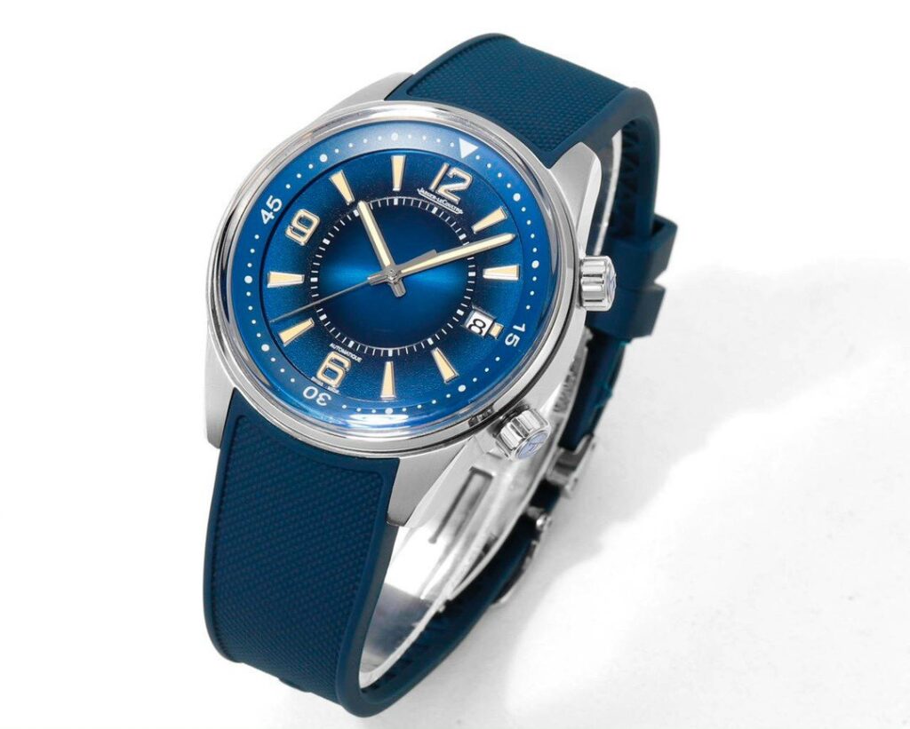 Jaeger Lecoultre Automatique Replica Watches Blue Color 42mm (6)