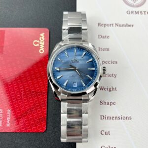 Omega Seamaster Ice Blue Replica Watches VS Factory (4)