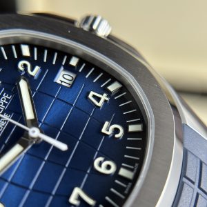 Patek Philippe Aquanaut 5168G Replica Watches Blue Rubber 42 (1)