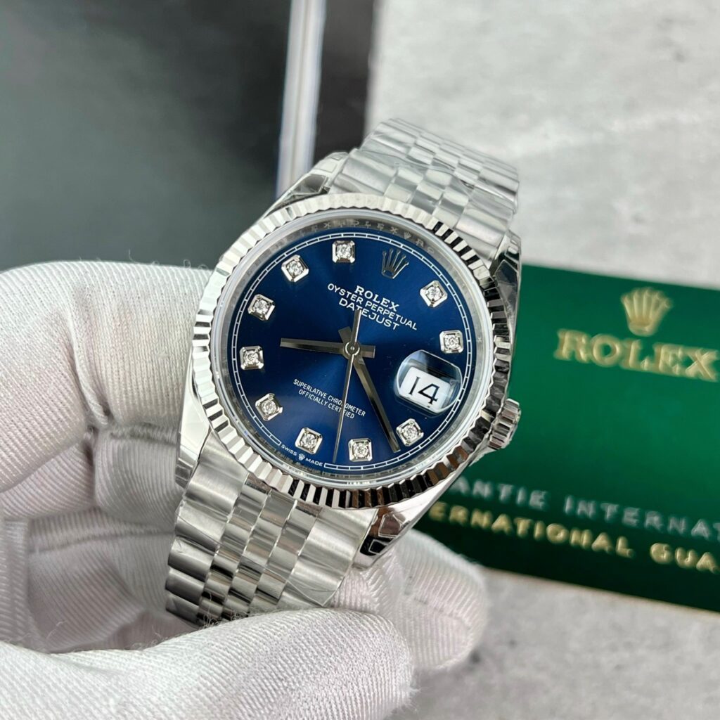 Rolex DateJust 126234 Blue Dial Replica Watches VS Factory 36mm (10)