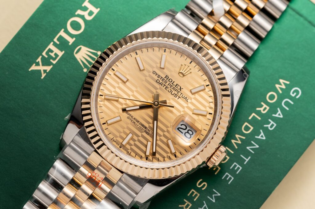 Rolex DateJust Gold Wrapped Fluted Dial GM Factory 36mm