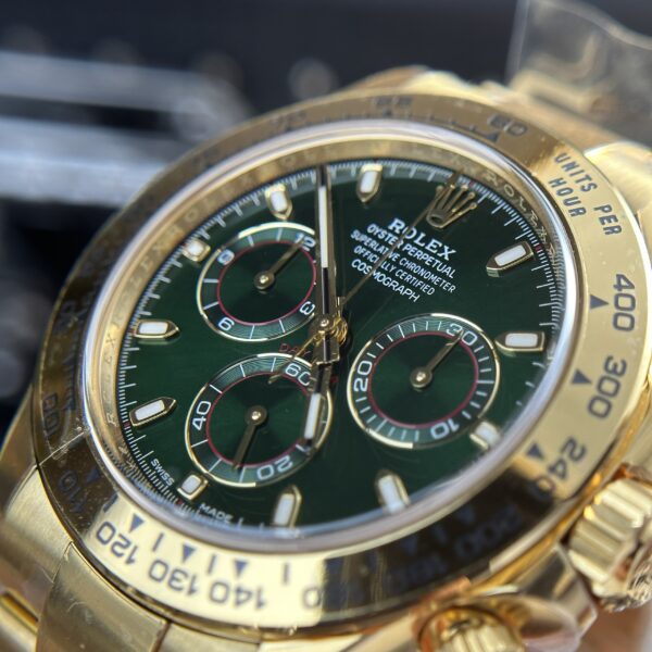Rolex Daytona 116508 Loki Green Dial Replica Watches Clean Factory 40mm (1)
