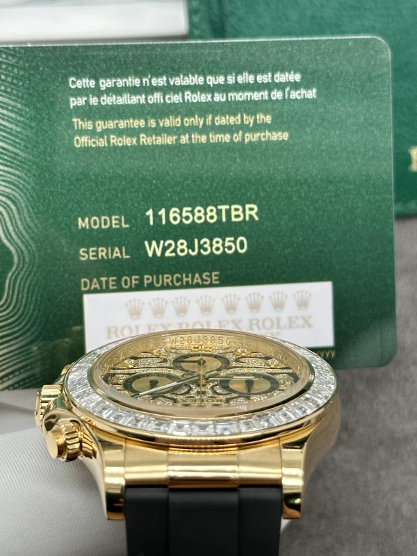 Rolex Daytona 116588TBR Eye Of Tiger Solid Gold Watch and Diamonds (1)