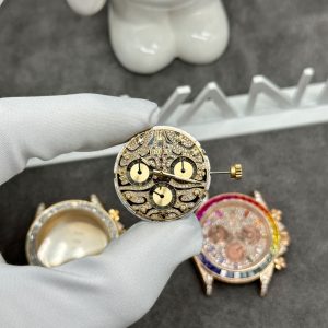 Rolex Daytona 116588TBR Eye Of Tiger Solid Gold Watch and Diamonds (6)