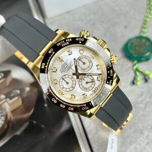 Rolex Daytona Replica Watches Gold Wrapped Mother Of Pearl Natural 40mm (7)