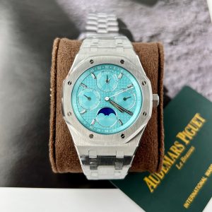 Audemars Piguet Royal Oak Ice Blue 26574ST Best Replica Watch 41mm (1)