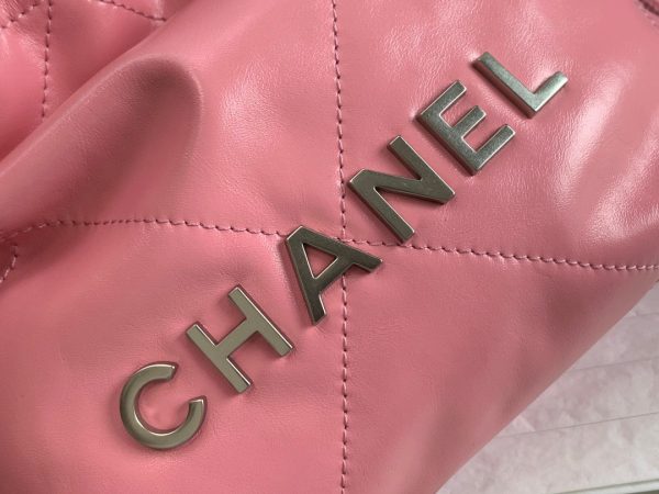 Chanel 22 Small Replica Bags Pink Size 23x25cm (2)