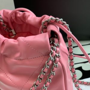 Chanel 22 Small Replica Bags Pink Size 23x25cm (2)