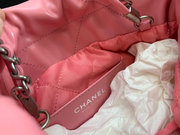 Chanel 22 Small Replica Bags Pink Size 23x25cm (2)