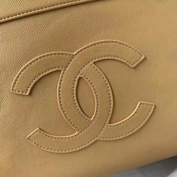 Chanel Caviar Leather Replica Bags Brown Size 30x21x8cm (2)