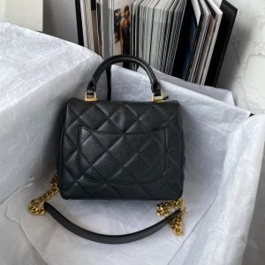 Chanel Handle Mini Grain Leather Replica Bags Size 20cm (2)