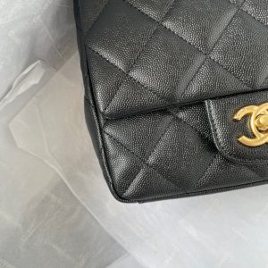 Chanel Handle Mini Grain Leather Replica Bags Size 20cm (2)