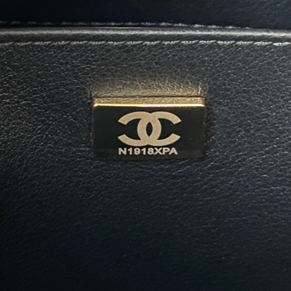 Chanel Hobo Calfskin Black Replica Bags 25cm (2)