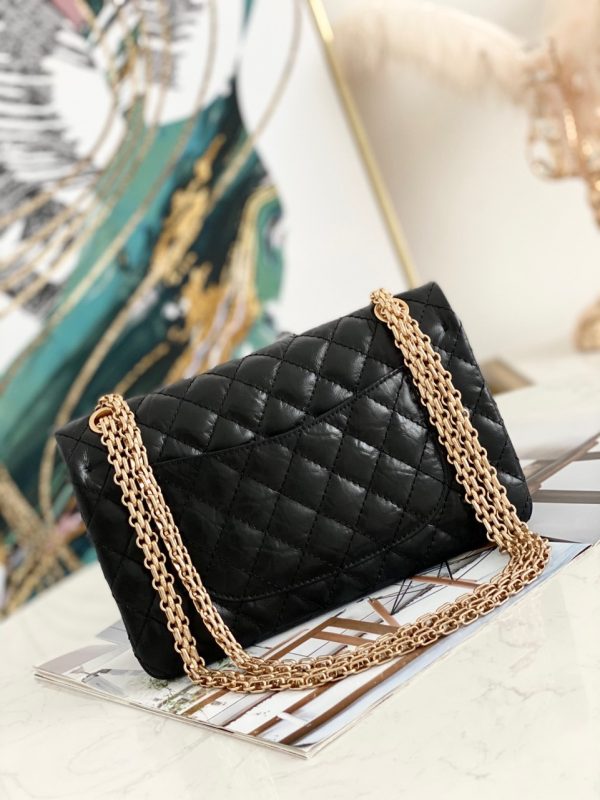 Chanel Lucky Charm 2017 Replica Bags Black Size 25cm (2)