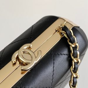 Chanel Mini Lambskin Black Replica Bags 11x14 (2)