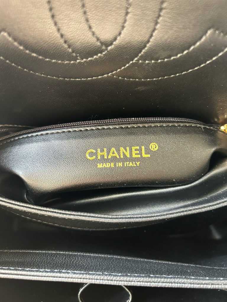 Chanel Trendy Flap Handle Lambskin Black Replica Bags Size 25cm (2)