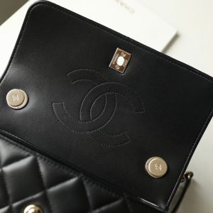 Chanel Trendy Handle Black Replica Bags Size 25cm (2)