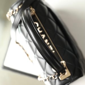 Chanel Trendy Handle Black Replica Bags Size 25cm (2)