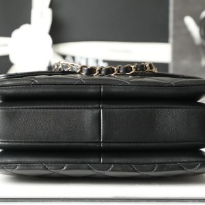 Chanel Trendy Handle Black Replica Bags Size 25cm (2)