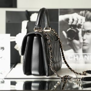 Chanel Trendy Handle Black Replica Bags Size 25cm (2)
