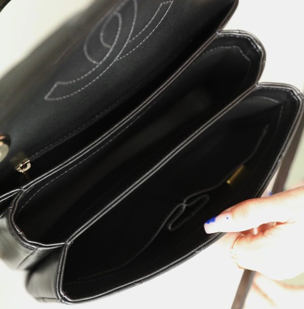 Chanel Trendy Handle Black Replica Bags Size 25cm (2)