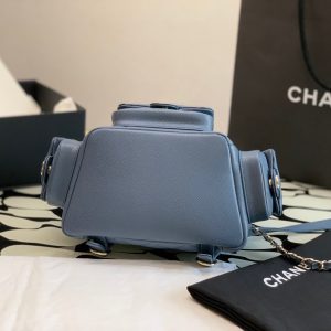 Chanel Women's Blue Backpack Like Authentic 21.5x19 (2)