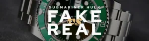 Comparing Rolex Submariner Hulk Replica Watch vs Real