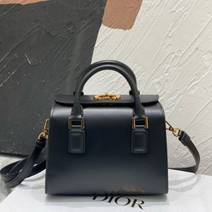 Dior Boston Small Calfskin Black Replica Bags 18 (2)