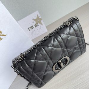 Dior Caro Black Replica Bags Size 25cm (2)