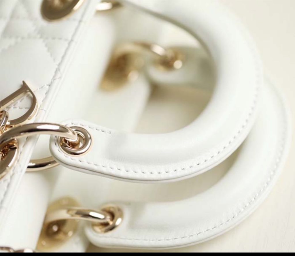 Dior Lady D-Joy Micro Replica Handbags Gold Buckle 17cm (2)